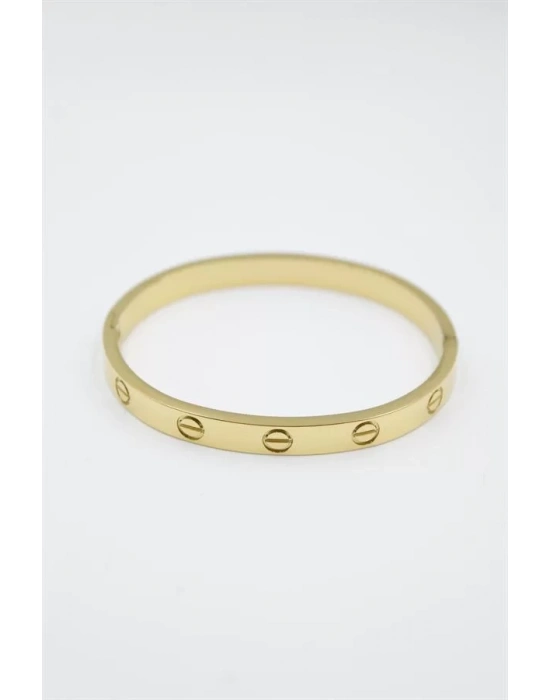 CRT Model Taşsız Bilezik - Altın