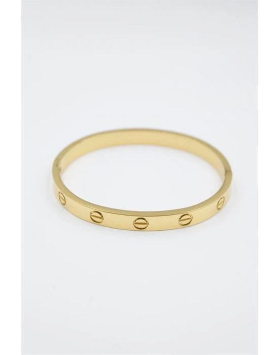 CRT Model Taşsız Bilezik - Altın