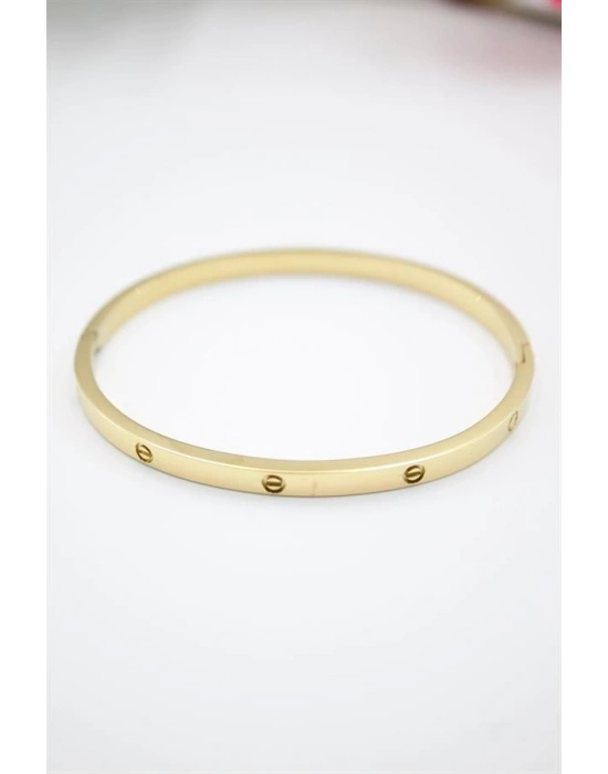 CRT Model Taşsız İnce  Bilezik - Altın