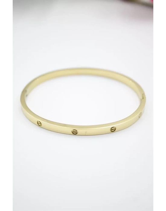 CRT Model Taşsız İnce  Bilezik - Altın