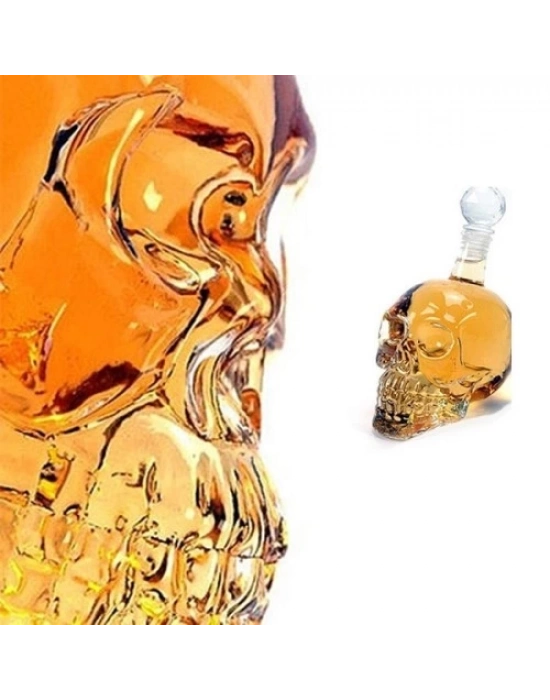 Crystal Head Kuru Kafa Cam Şişe 350 Ml