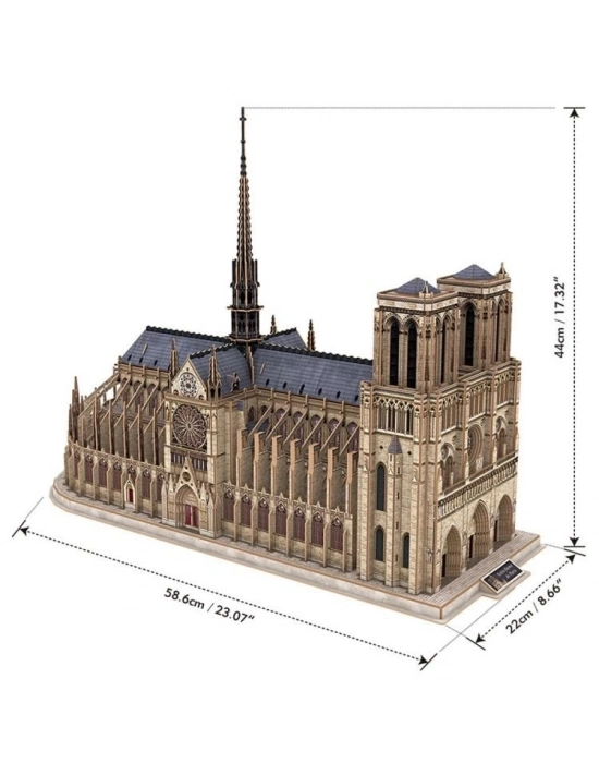 Cubic Fun 293 Parça 3D Puzzle Notre Dame