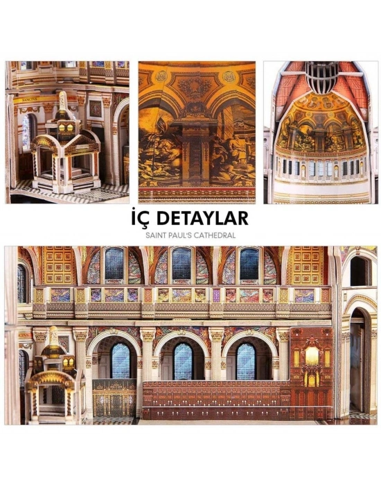 Cubic Fun 643 Parça 3D Puzzle Aziz Paul Katedrali