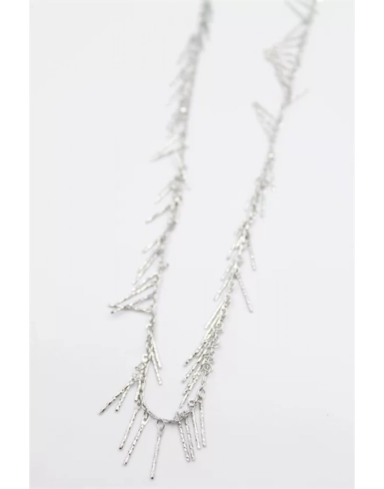 Çubuk Sallantılı  Kolye - Gümüş