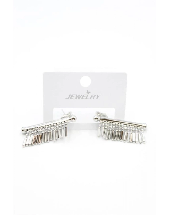 Çubuk Sallantılı Küpe - Gümüş