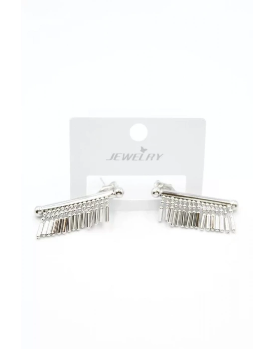 Çubuk Sallantılı Küpe - Gümüş