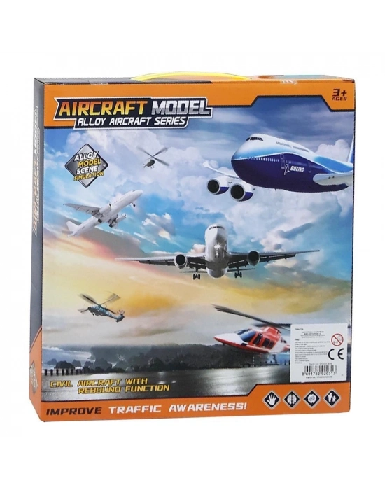 ® D003-4W METAL UÇAK HELİKOPTER-SMT