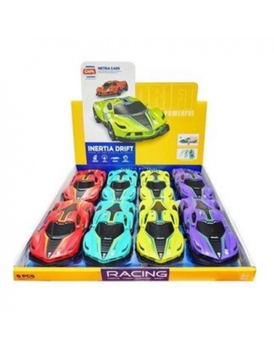 D400-52 - DRİFT YAPAN ARABA SÜRTMELİ 8Lİ