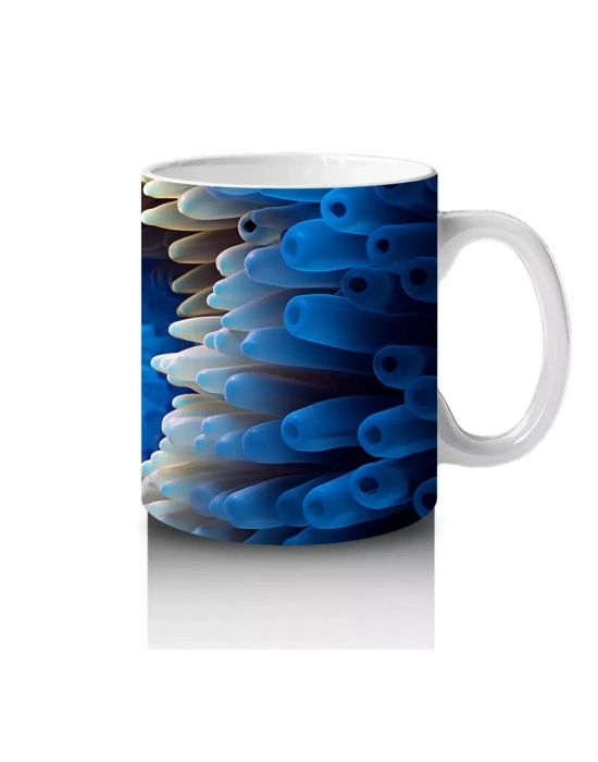 Dalgalar Arasında Yüzen Neşeli Balık – Baskılı Kahve Kupası