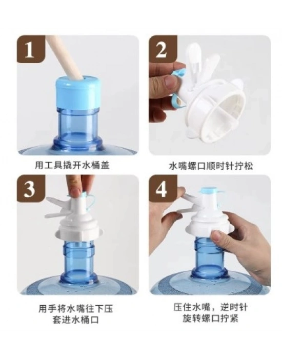 Damacana Musluk Başlığı ve Metal Ayak Stand Seti