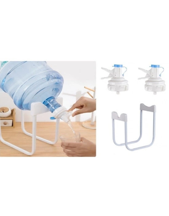 ® Damacana Musluk Başlığı ve Metal Ayak Stand Seti