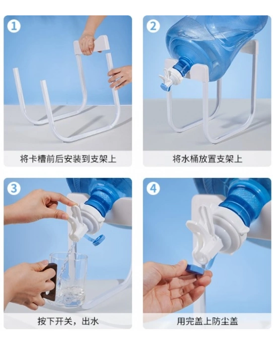 Damacana Musluk Başlığı ve Metal Ayak Stand Seti