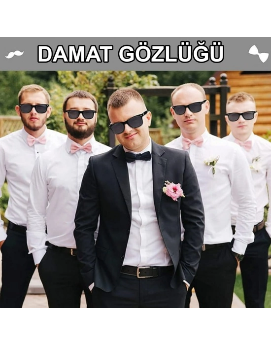 Damat Gözlüğü – Düğün ve Bekarlığa Veda Partisi Aksesuarı