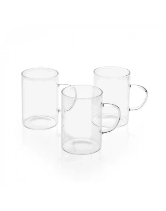 DecoHandy 3lü Cam Kupa 200 ml