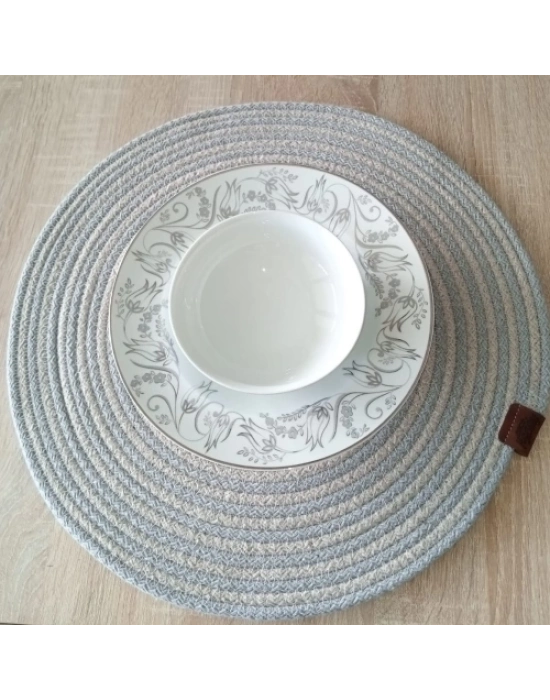 DecoHandy 39cm 2 Renk Jüt Örme Supla Amerikan Servis