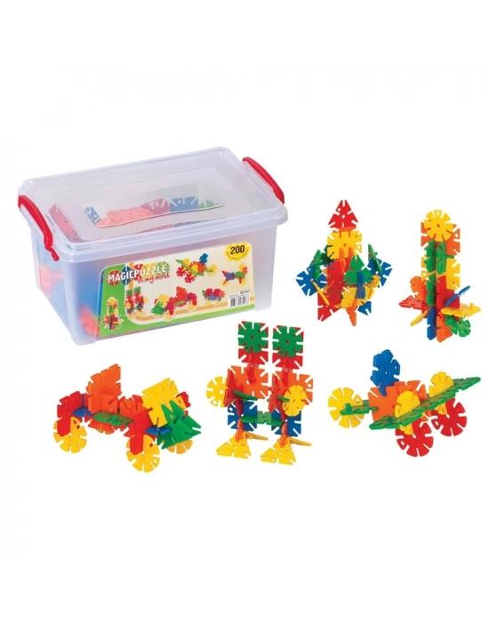 ® Dede Oyuncak Magic Puzzle 200 Parça Lego