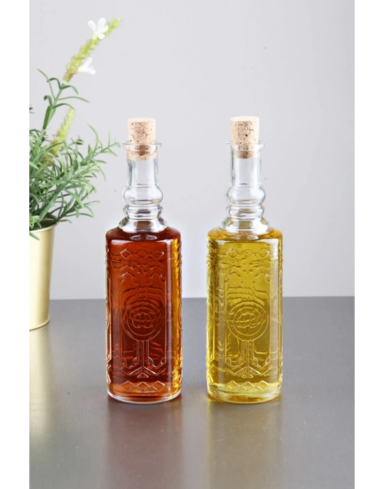 Dekor Yağdanlık - Sirkelik Şişe 2li Set