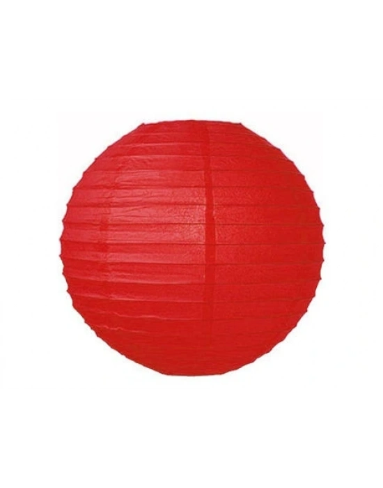 Dekoratif Çin Feneri – Kağıt Lamba - Kırmızı