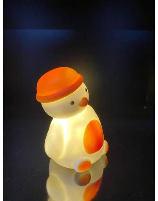 Dekoratif Işıklı Kardan Adam Figürü