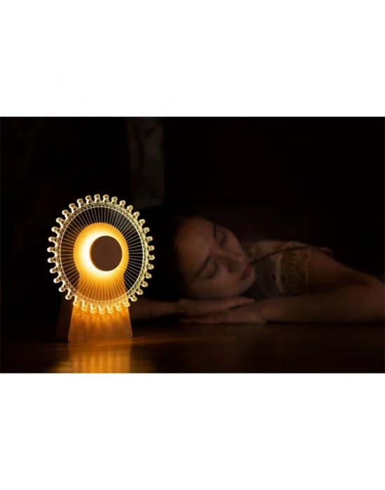 Dekoratif Işıklı Yel Değirmeni