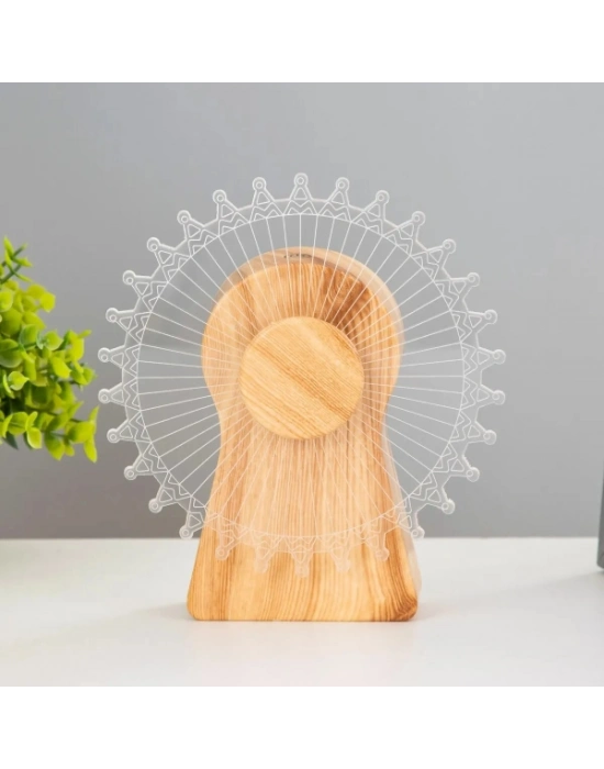 Dekoratif Işıklı Yel Değirmeni