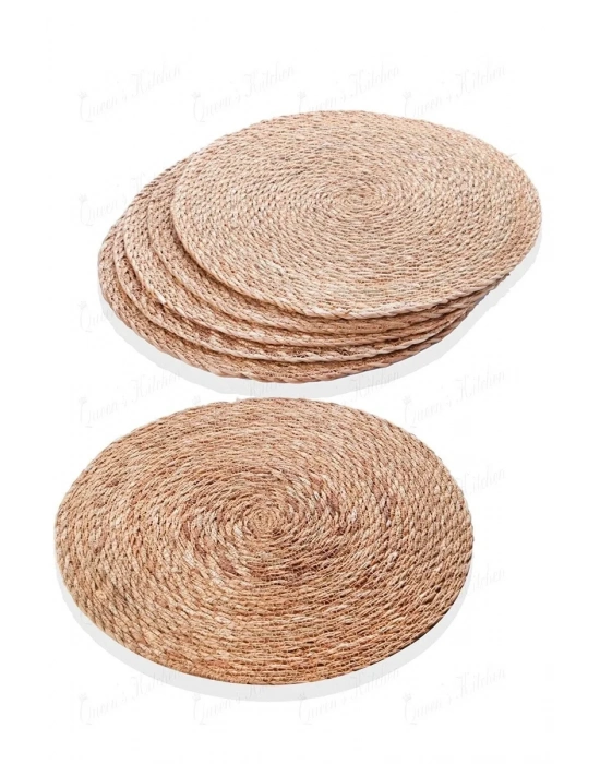 Dekoratif Modern 35 Cm Hasır Amerikan Servis 1 Adet Royaleks-BLSSGS35