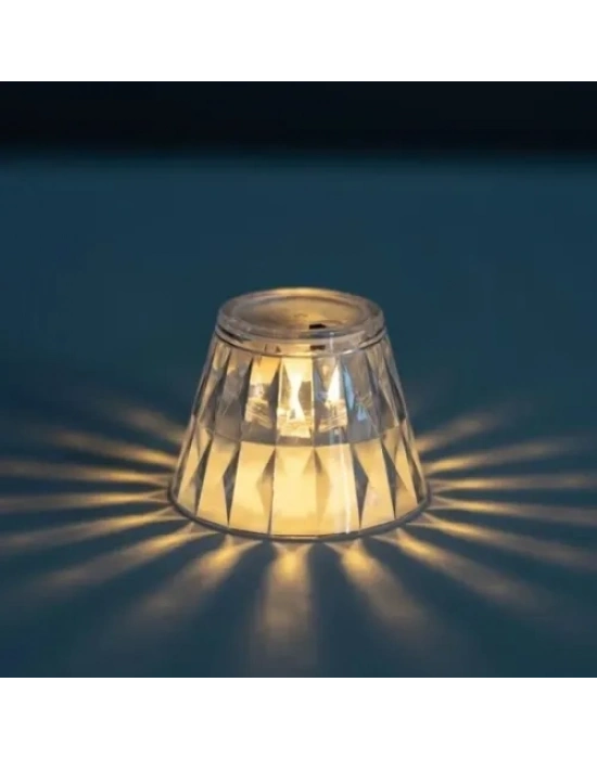 Dekoratif Pilli LED Masa Lambası 12Li