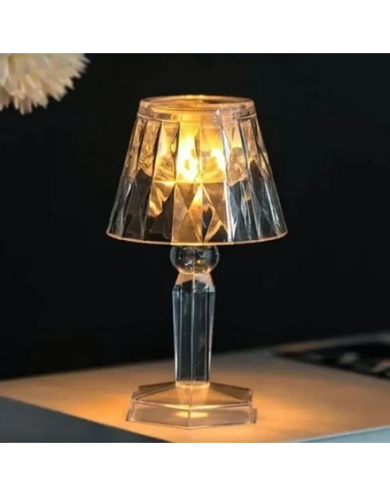Dekoratif Pilli LED Masa Lambası 12Li