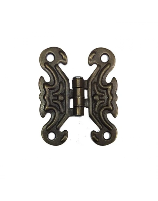 Dekoratif Sac Kelebek Menteşe - Küçük, Antik, 100 Adet