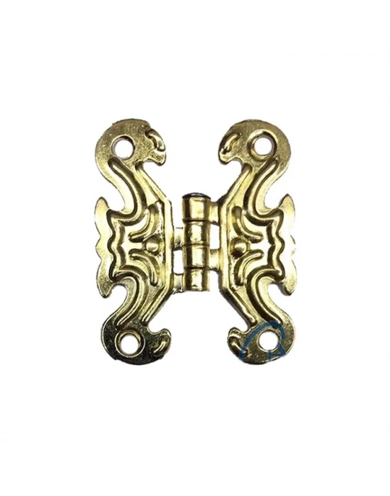 Dekoratif Sac Kelebek Menteşe - Küçük, Sarı, 100 Adet