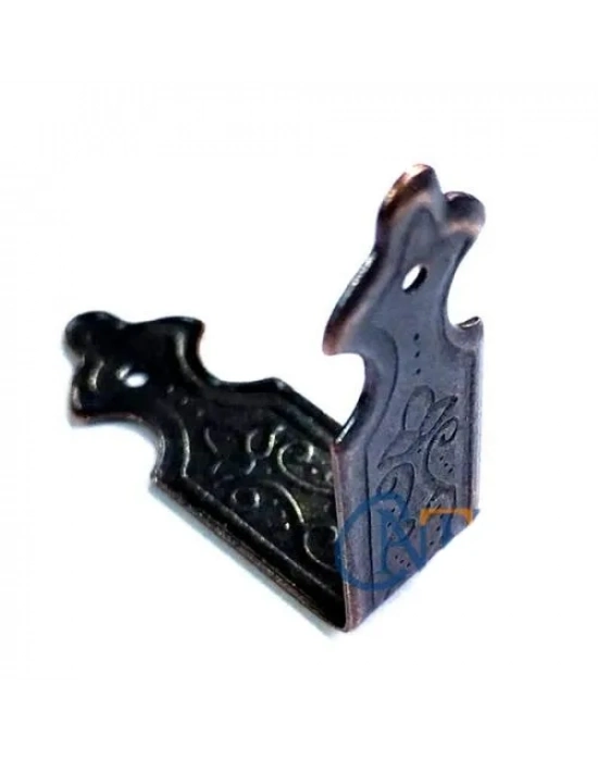 Dekoratif Sandık, Kutu Kenarı, 11x32mm, Eskitme, 100 Adet