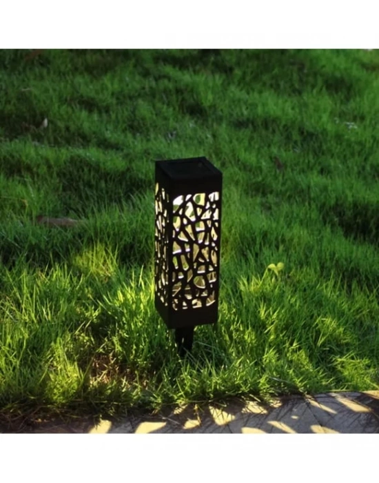 Dekoratif Solar Güneş Enerjili Bahçe Aydınlatması Yürüyüş Yolu Seti (6 Adet)