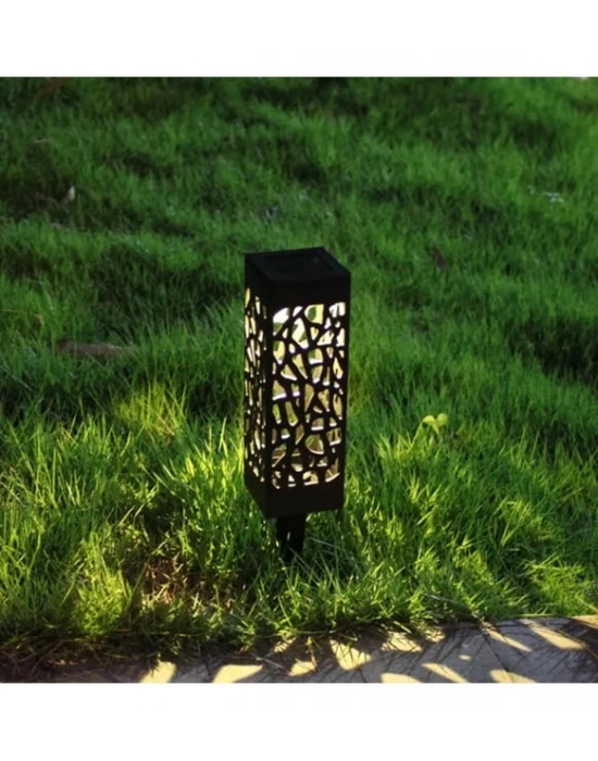 Dekoratif Solar Güneş Enerjili Bahçe Aydınlatması Yürüyüş Yolu Seti (6 Adet)