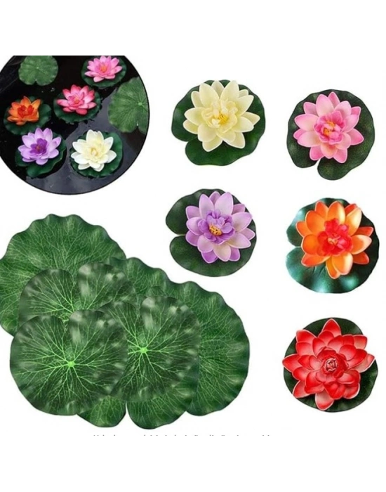 Dekoratif Yapay Lotus Çiçeği