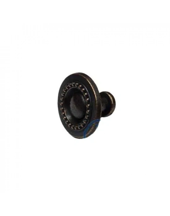 Dekoratif Zamak Düğme - 23x23mm, Eskitme, 100 Adet