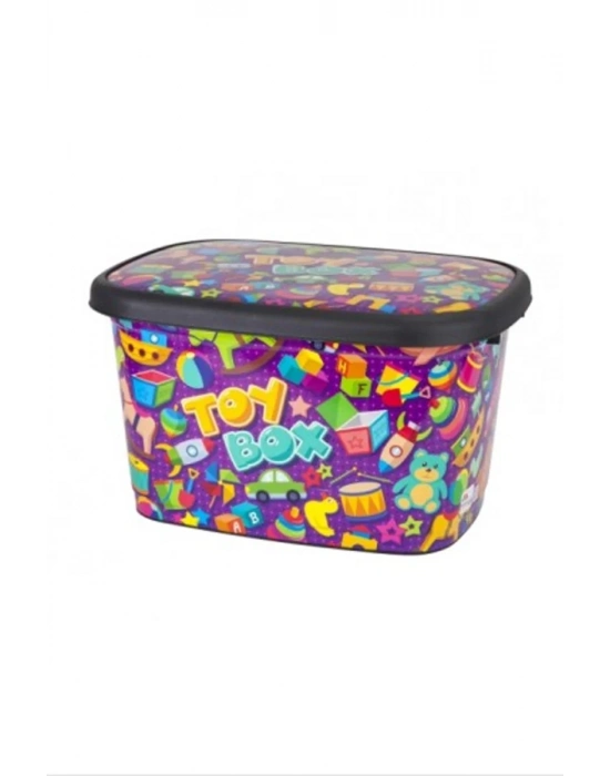 Dekorlu Oyuncak Kutusu Büyük 25 Lt. Royaleks-M11295