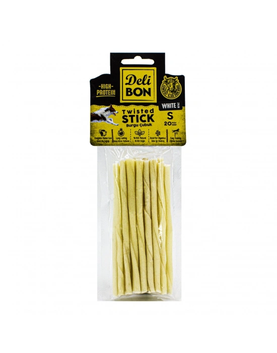 Delibon Deri Burgu Çubuk 20 Adet Beyaz