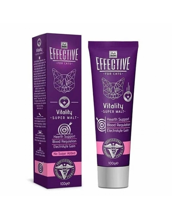 Delibon Effective Vitality Malt Katkılı Kalp Sağlığı Kedi Macunu 100 Gr