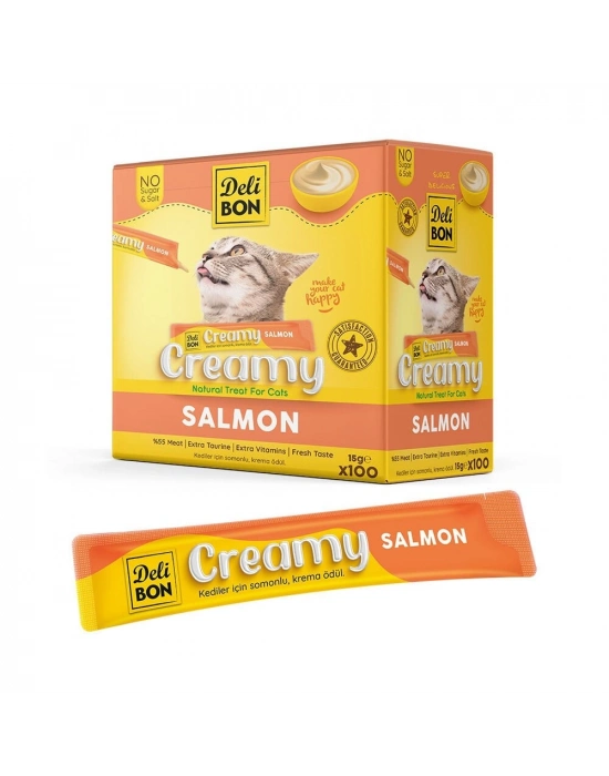 Delibon Krema Kedi Ödül Maması 15g 1 Adet Somonlu