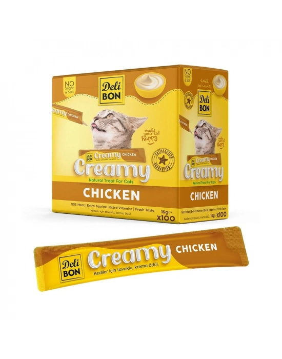 Delibon Krema Kedi Ödül Maması 15g 1 Adet Tavuklu