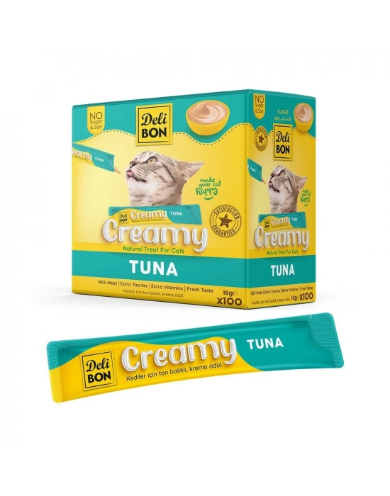 Delibon Krema Kedi Ödül Maması 15g 1 Adet Ton Balıklı