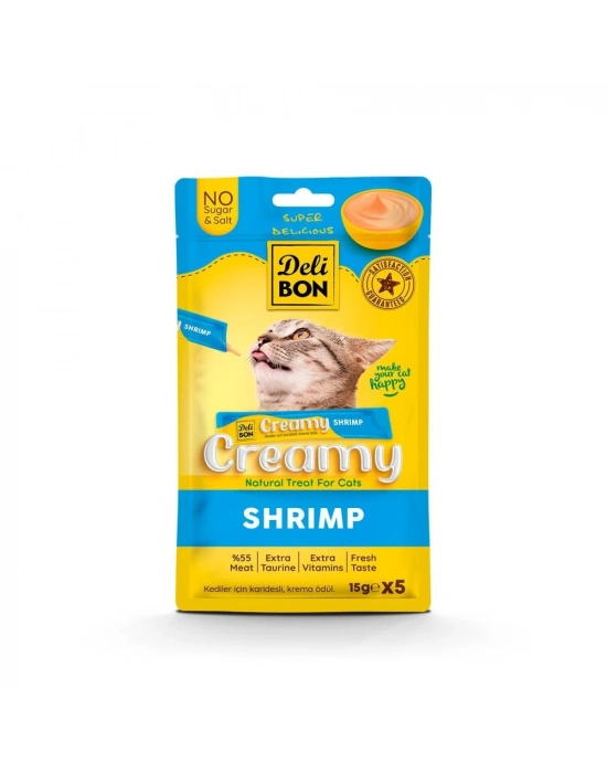 Delibon Krema Kedi Ödül Maması 15g 5 Adet Karidesli