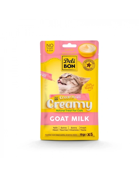 Delibon Krema Kedi Ödül Maması 15g 5 Adet Keçi Sütlü