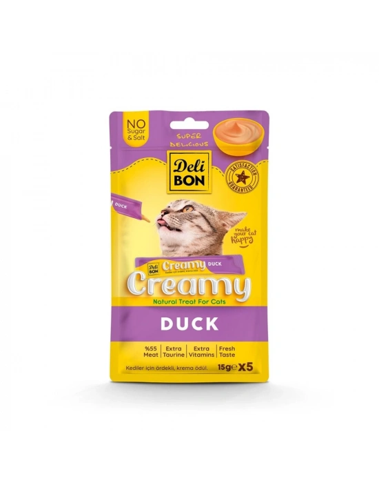 Delibon Krema Kedi Ödül Maması 15g 5 Adet Ördekli