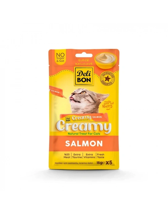 Delibon Krema Kedi Ödül Maması 15g 5 Adet Somonlu