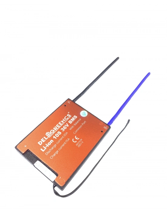 Deligreencs - 10s 30a  Lı-ıon Bms Kartı Sensörlü Ortak Port