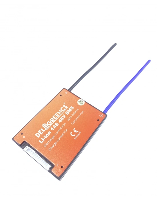 Deligreencs - 14s 30a  Lı-ıon Bms Kartı Sensörlü Ortak Port