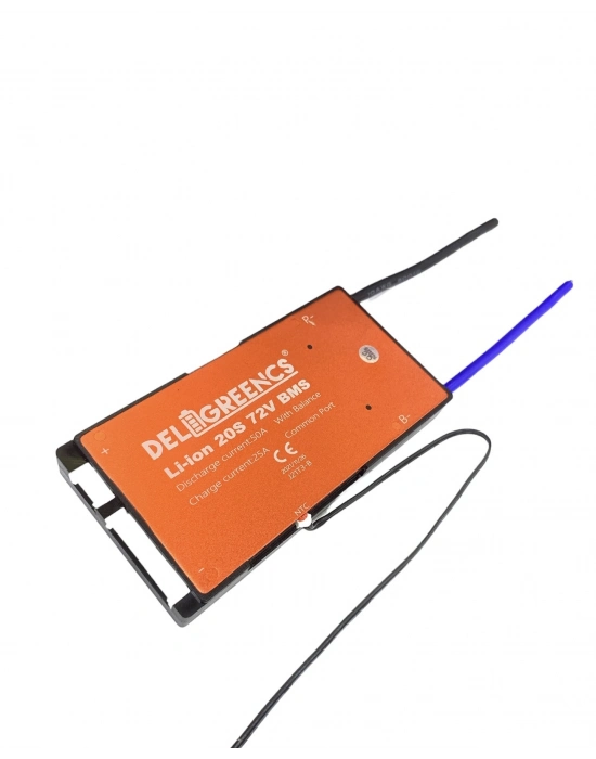 Deligreencs - 20s  50a Lı-ıon Bms Kartı Sensörlü Ortak Port
