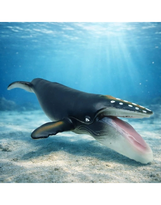 Deniz Hayvanları Serisi - Kambur Balina 30 cm