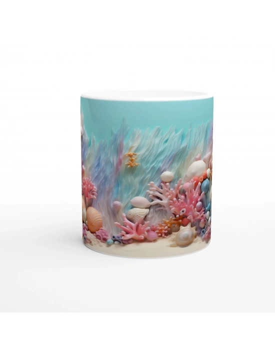 Deniz Kabuğu Bahçesi Kupa Bardak